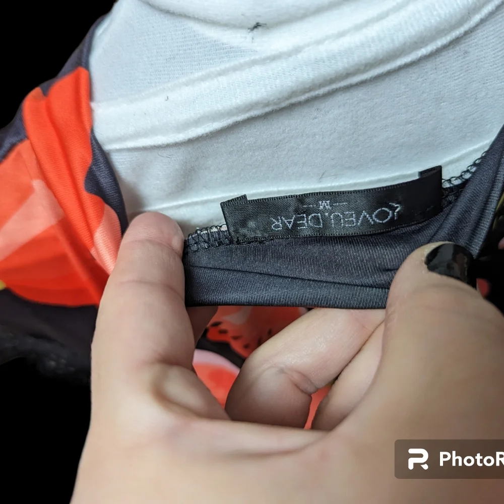 ☮️Retro pop tank blouse. Floral boho☮️ - Picture 3 of 4